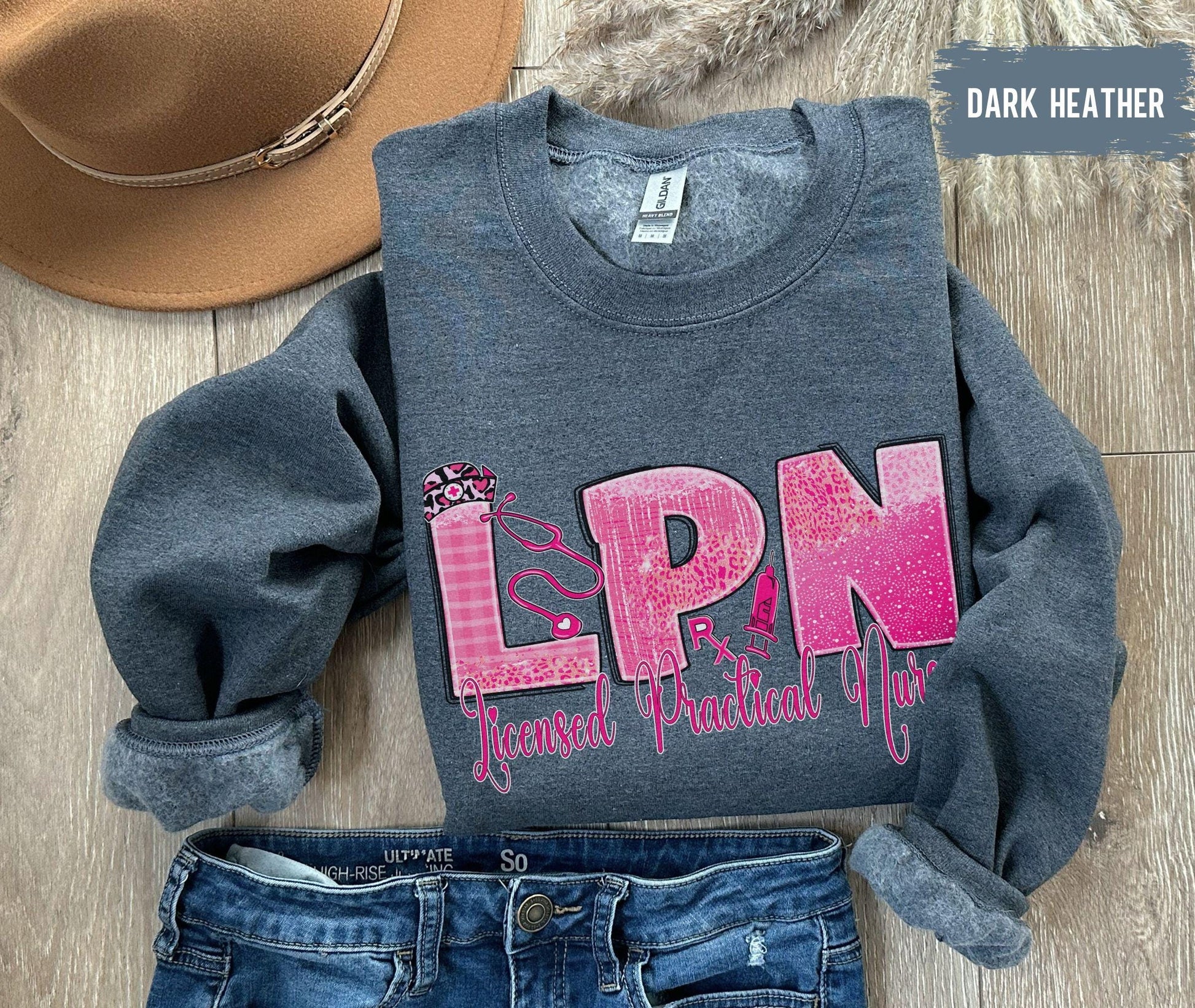 Valentine Licensed Practical Nurse Gift, LPN Shirt, Licensed Practical Nurse Shirt Nurse Life Shirt, Pink Leopard Nurse Shirt Gift for Nurse