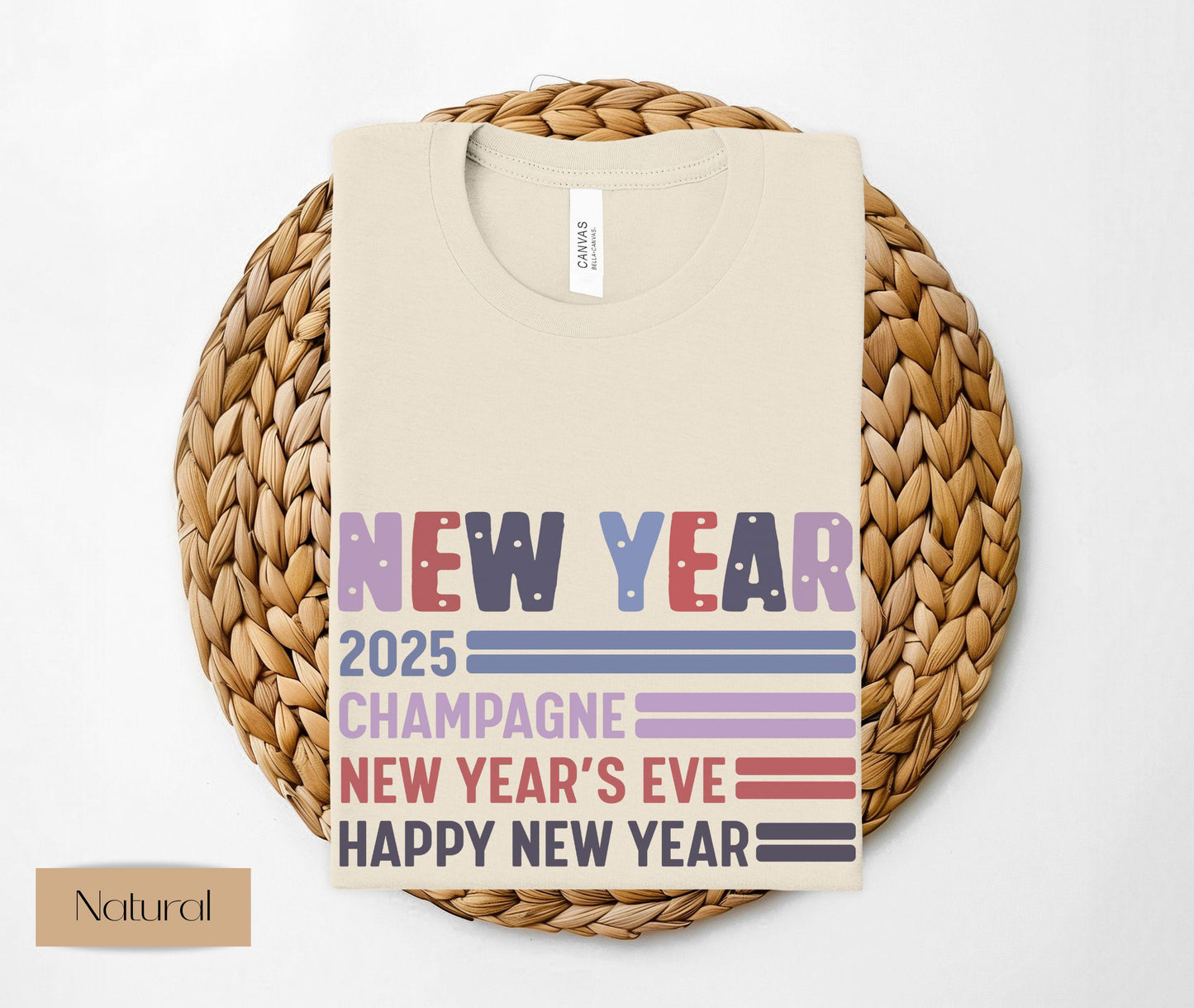 New Years Eve Sweatshirt Hello 2025 Happy New Years Shirt Happy New Year Festive Party Shirts For Women Cute Crewneck