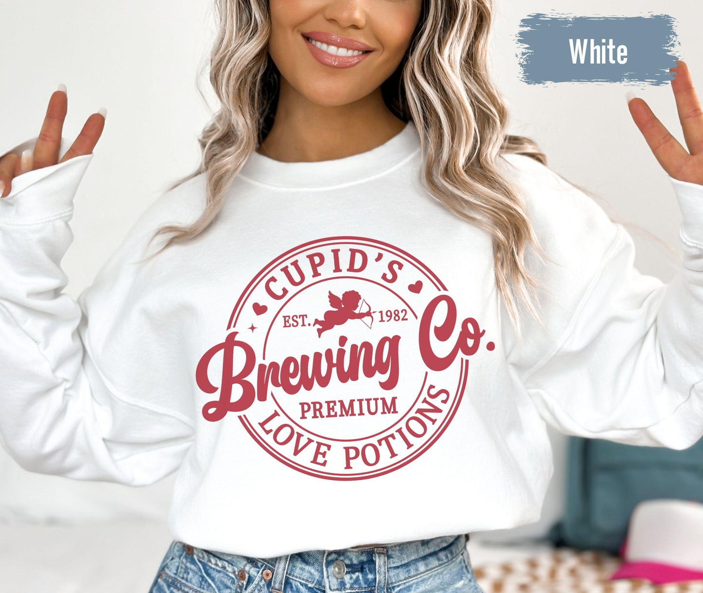 Cupid's Brewing Co Shirt ,Premium Love Potions, Cupid Shirts, Valentine's Day Shirt, Brewing Co Shirt, Valentine Shirt ,Couple Valentine Tee