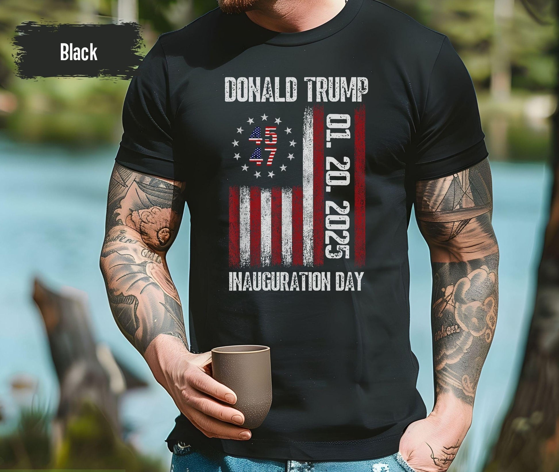 Trump Inauguration Day T-shirt, 47th President USA, January 20th 2025 Trump Shirt, Trump Crewneck, New President Tee, Donald J Trump Tee