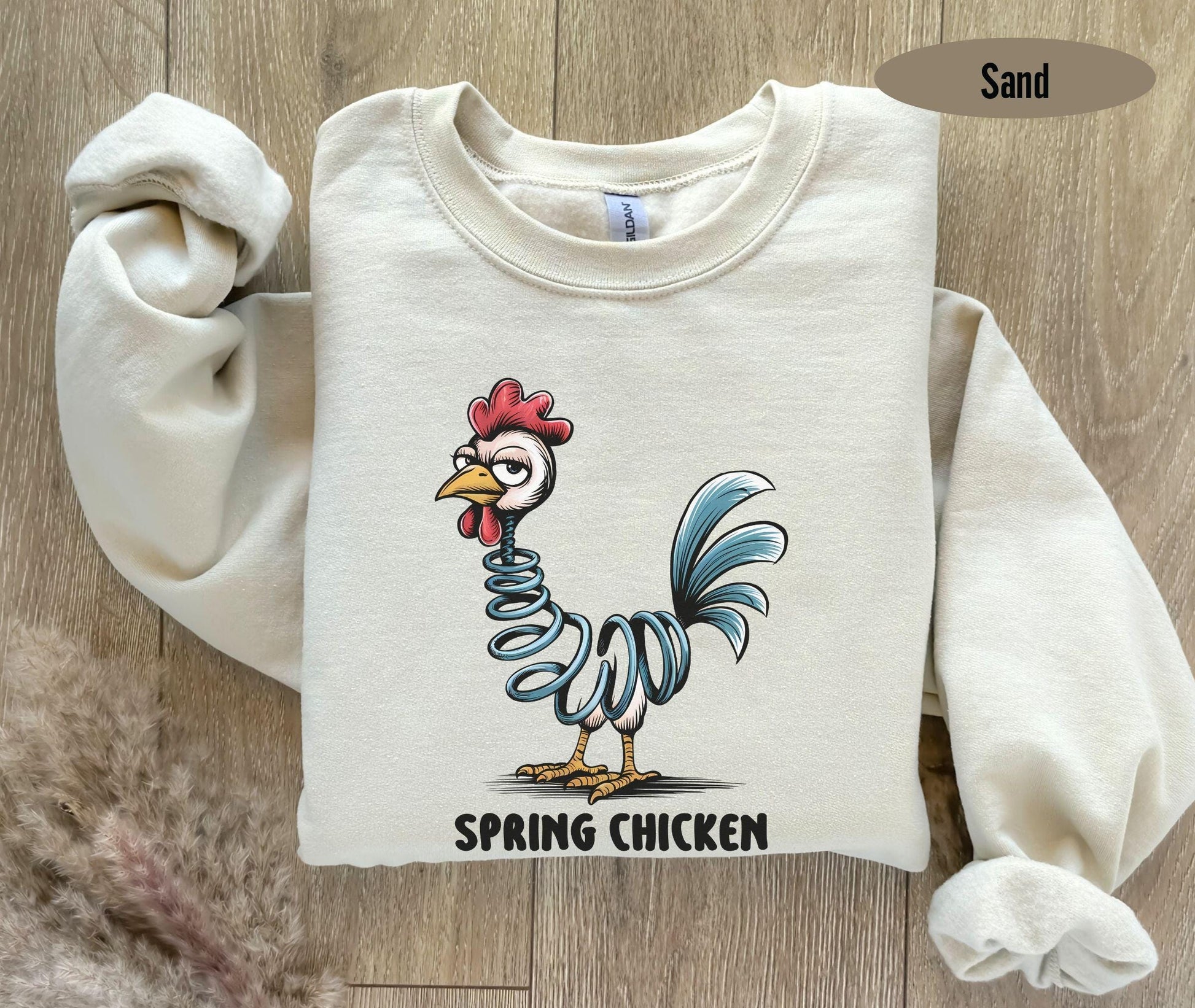 Spring Chicken Shirt, Chicken Girl Shirt, Chicken Mom Shirt, Farm Girl Shirt, Farm Family Shirt, Farm Shirt, Chicken Tee, Farmer Dad Shirt