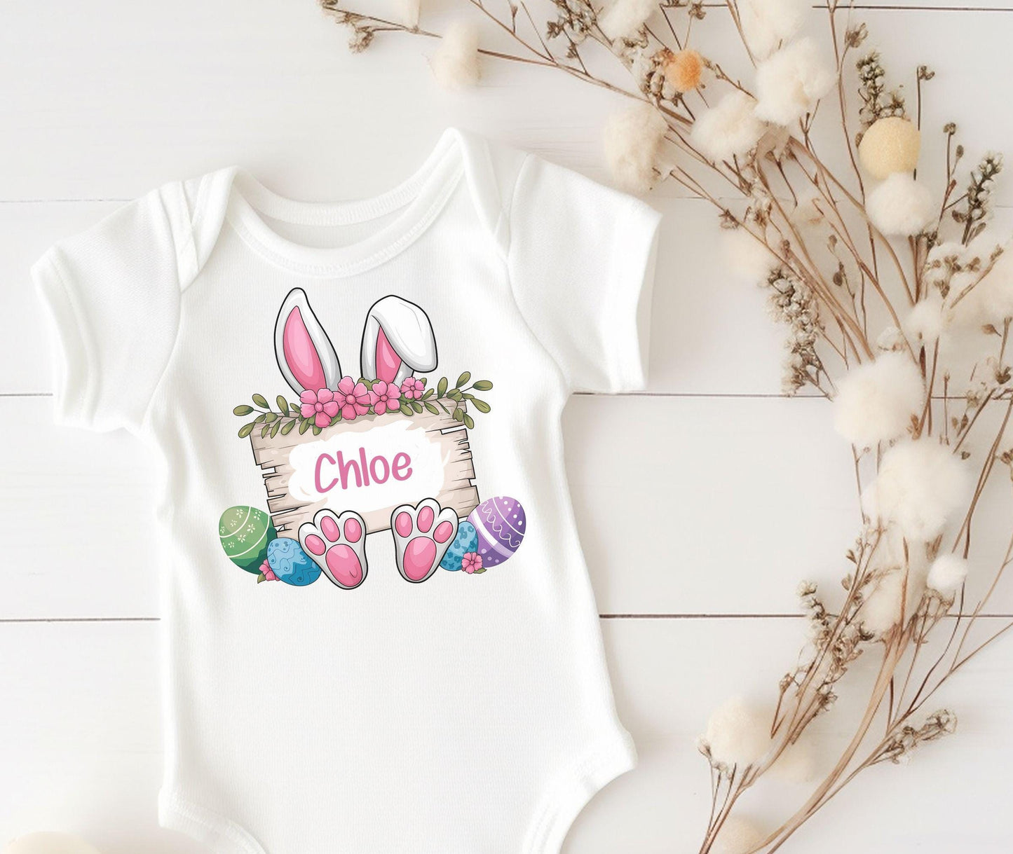 Easter Girls Shirt, Personalized Bunny Girls Shirt, Kids Easter Shirt, Easter Toddler Shirt, Custom Easter Bunny Shirt, Girls Easter Gift