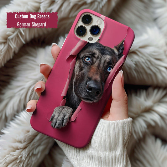 Custom Pet Phone Case with Pet Photo and Name Custom Dog Phone Case Custom Cat Phone Case Personalized Phone Case iPhone Samsung Snap Cases