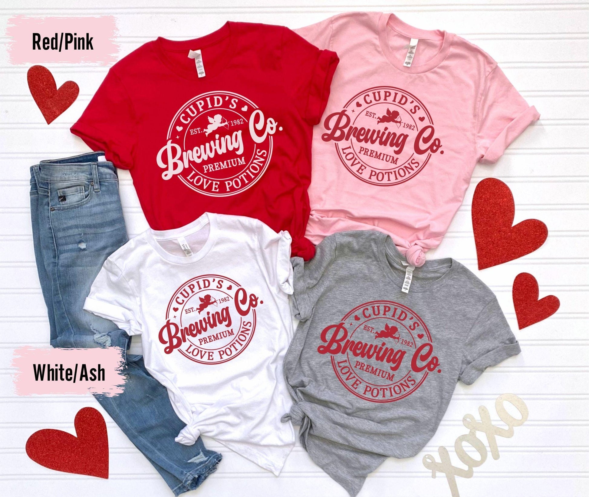 Cupid's Brewing Co Shirt ,Premium Love Potions, Cupid Shirts, Valentine's Day Shirt, Brewing Co Shirt, Valentine Shirt ,Couple Valentine Tee