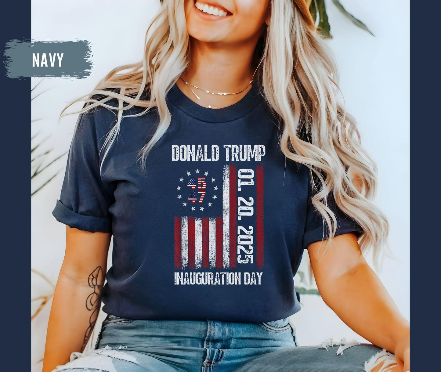 Trump Inauguration Day T-shirt, 47th President USA, January 20th 2025 Trump Shirt, Trump Crewneck, New President Tee, Donald J Trump Tee