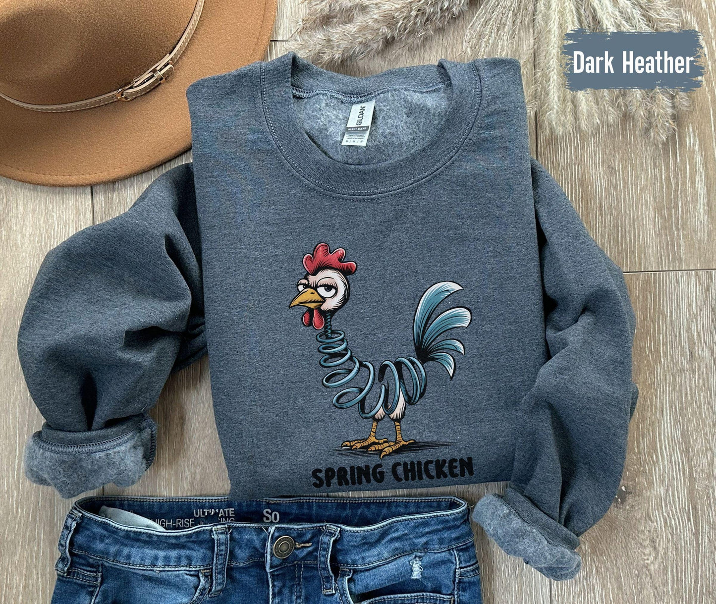 Spring Chicken Shirt, Chicken Girl Shirt, Chicken Mom Shirt, Farm Girl Shirt, Farm Family Shirt, Farm Shirt, Chicken Tee, Farmer Dad Shirt