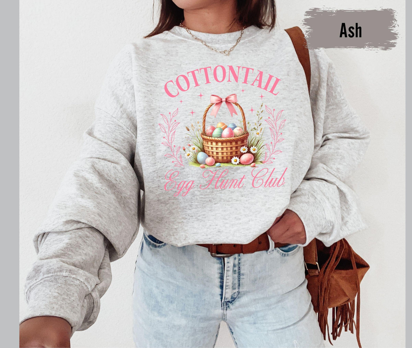 Cottontail Candy Company Retro Easter Sweatshirt Comfort Colors 1566 Preppy Shirt Bunny Easter Egg Hunt Vintage Family Easter Shirt Gift Top