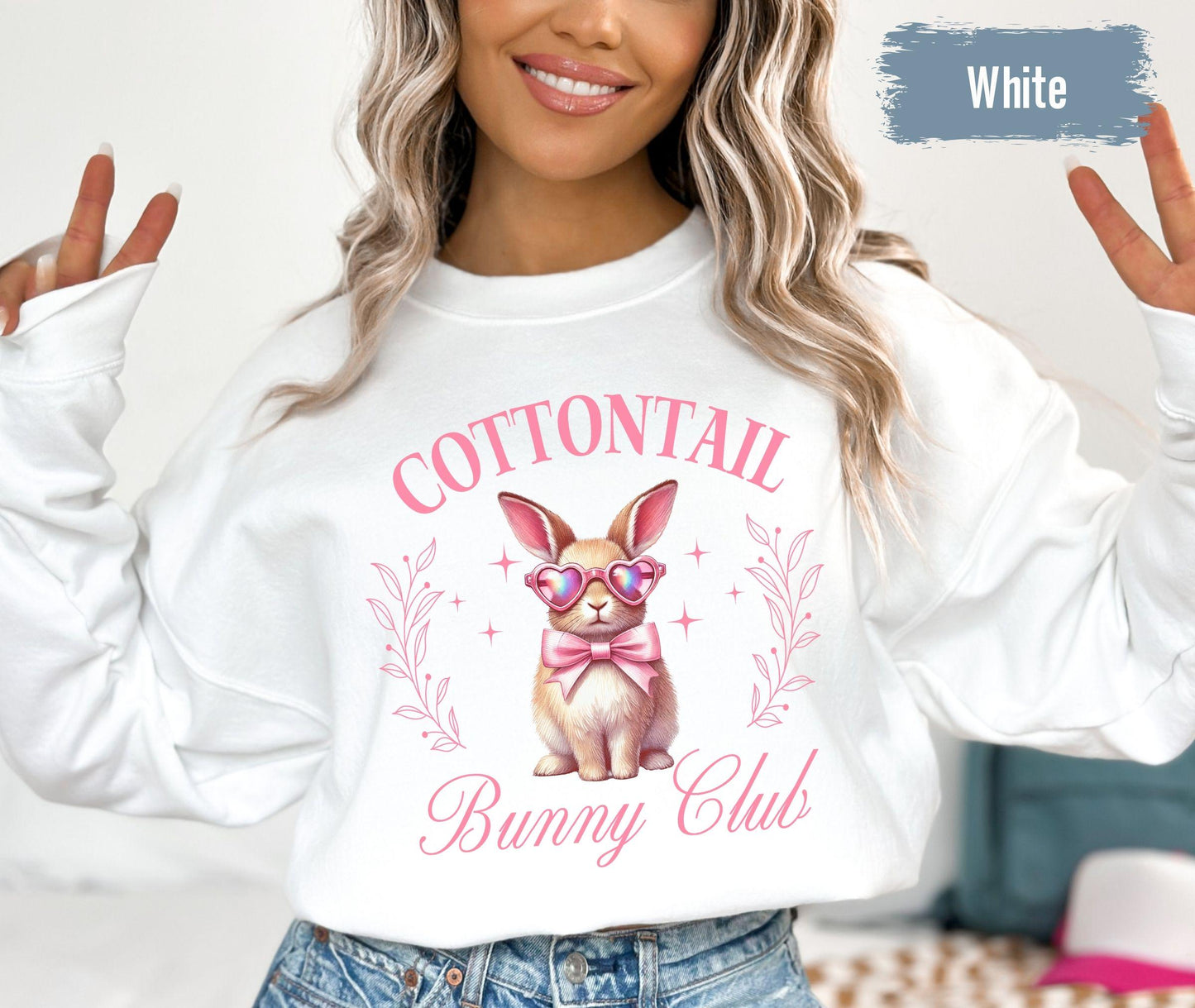 Cotton Tail Bunny Club Shirt, Easter Bunny Shirt, Cotton Tail Shirt, Baby Girl Easter Shirt, Kids Easter Shirt, Bunny Club Easter Shirt