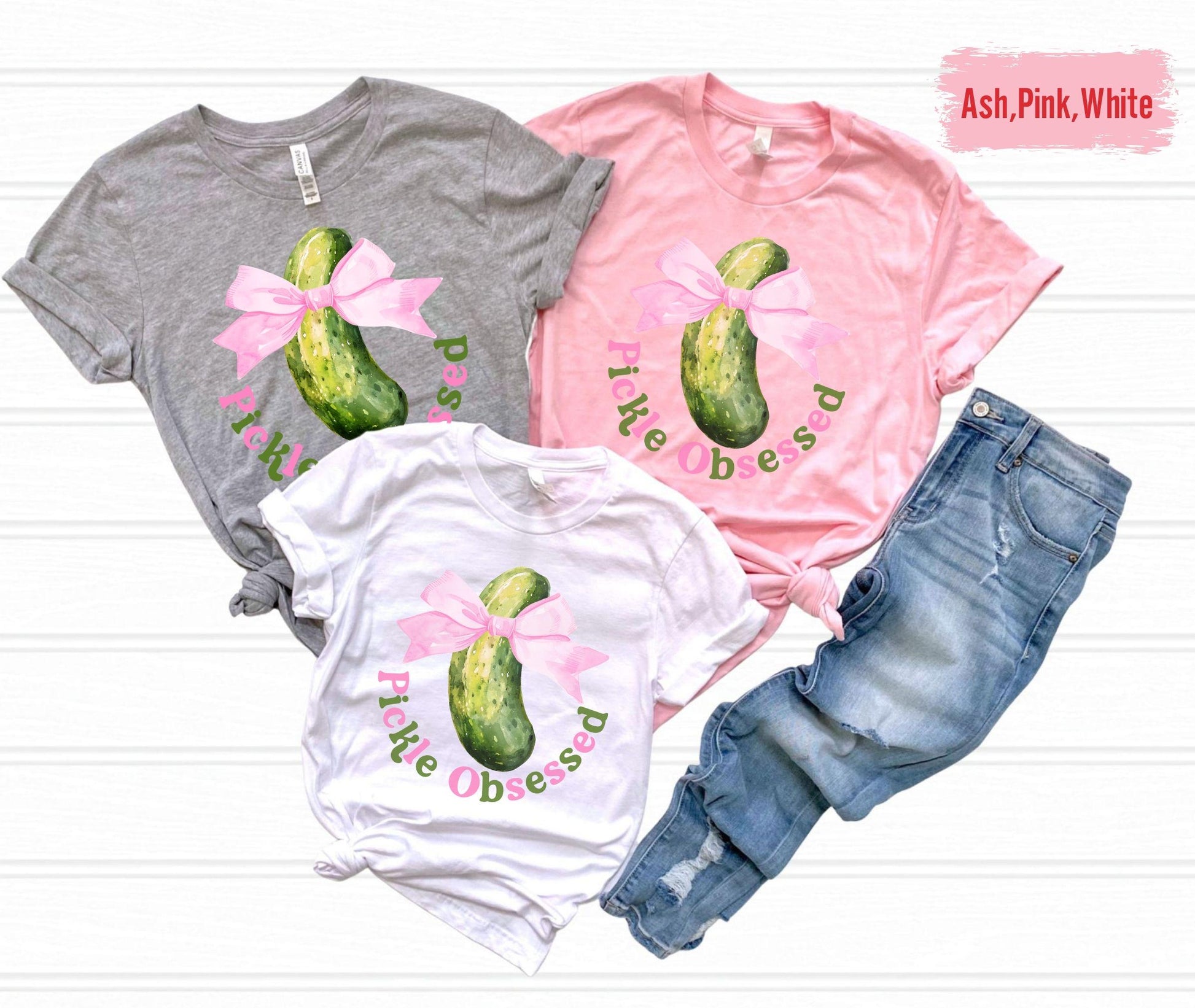 Coquette Pickle Sweatshirt, Pickle Lovers Tshirt, Pickle Crewneck Sweatshirt, Canning Shirt, Pickle shirt, Pickle Crewneck Sweater