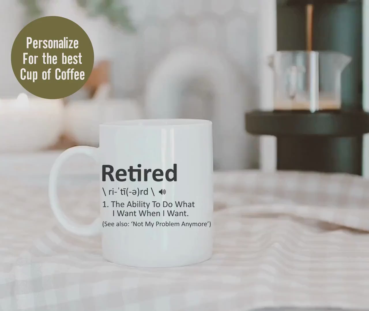 Custom Retirement Gift, Funny Retirement Gift, Retirement Gift for a Man, Retirement Gifts for Woman, Retirement Mug, Funny Retirement Gifts