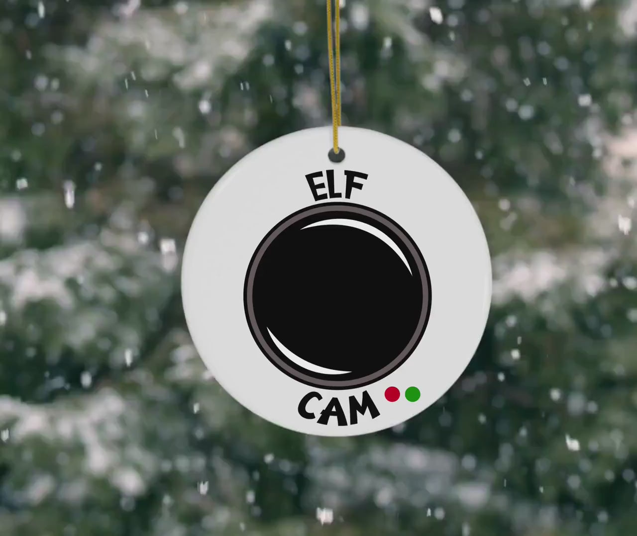 Christmas Cam | Santa Cam | Elf Surveillance | Santa Camera | Christmas Magic | Christmas Metal ornament | Elf Cam | Elf Camera | Elf Watch